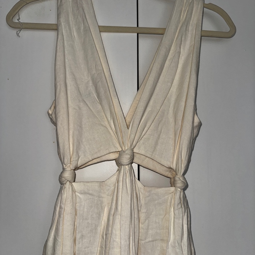 FARM Rio Cream Backless Dress - Picture 4 of 5